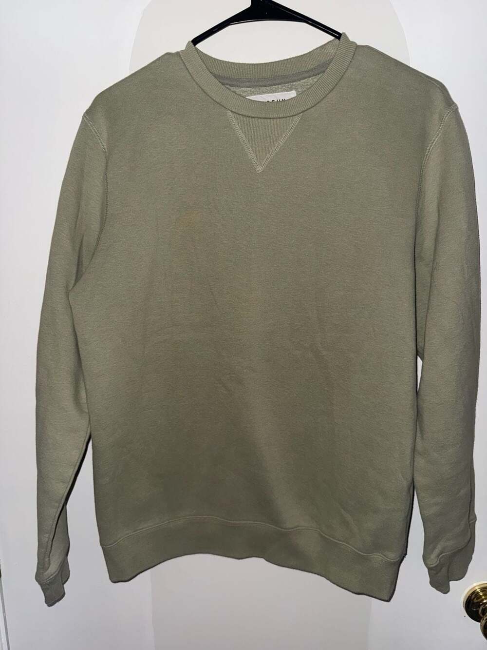 PacSun Olive Green Crewneck Sweatshirt